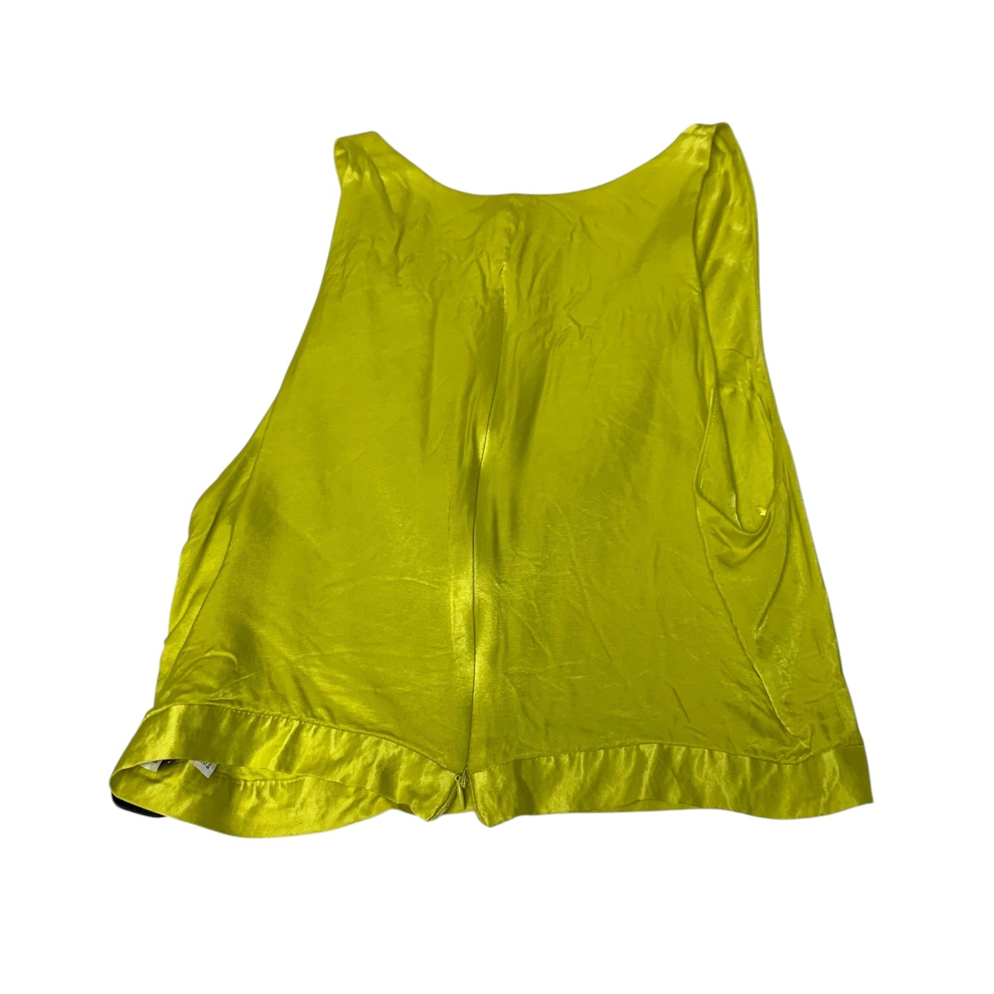 Top Sleeveless By Zara In Green, Size: L