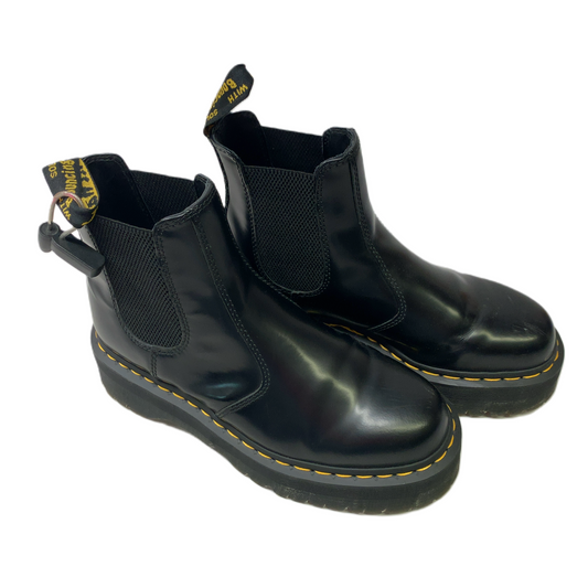 Black  Boots Designer By Dr Martens  Size: 8