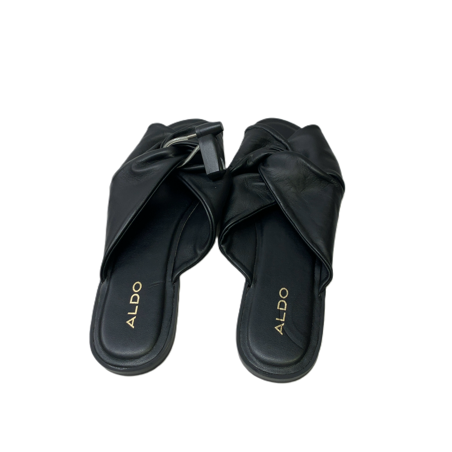 Black  Sandals Flats By Aldo  Size: 6.5