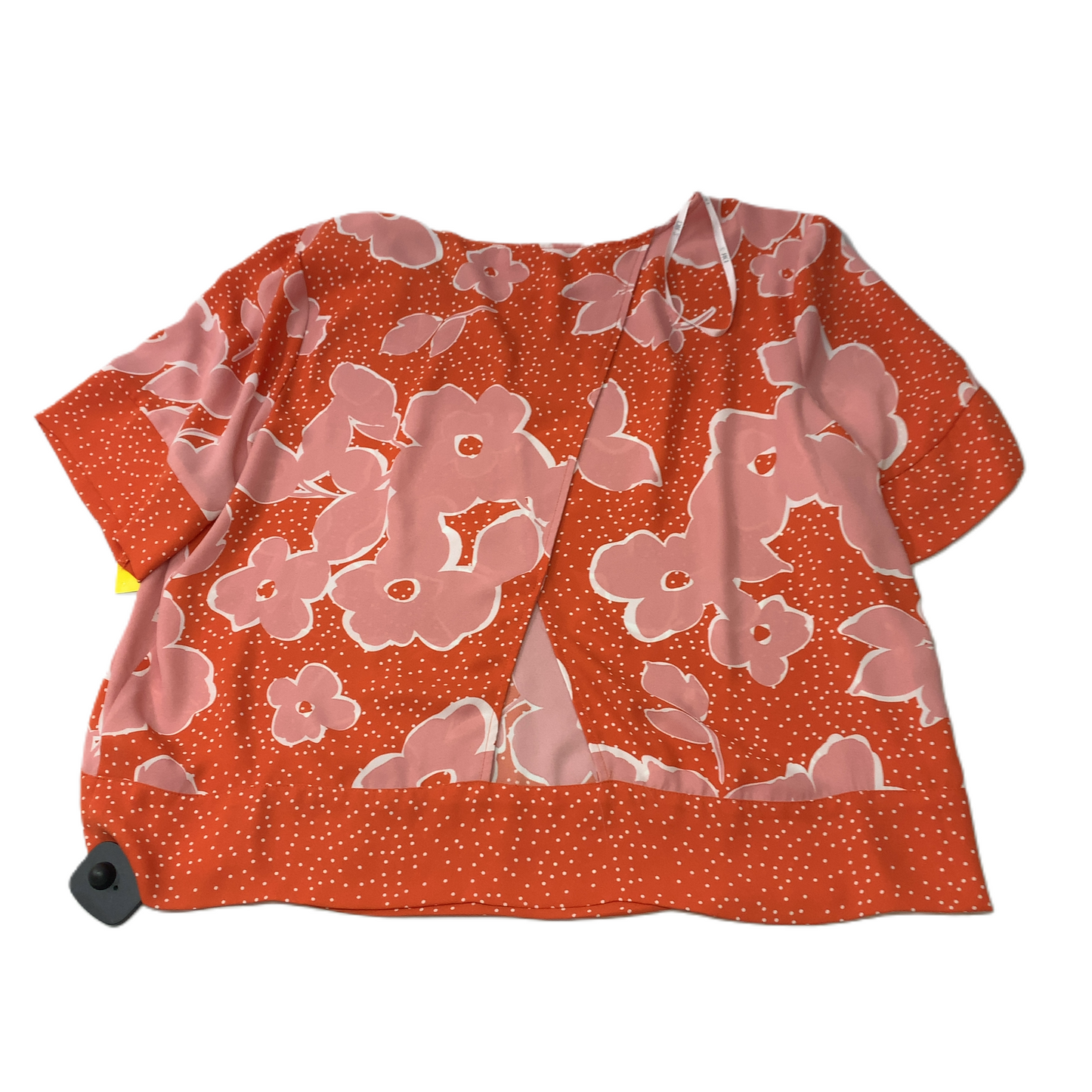 Orange  Blouse Short Sleeve By Dr2  Size: Xl