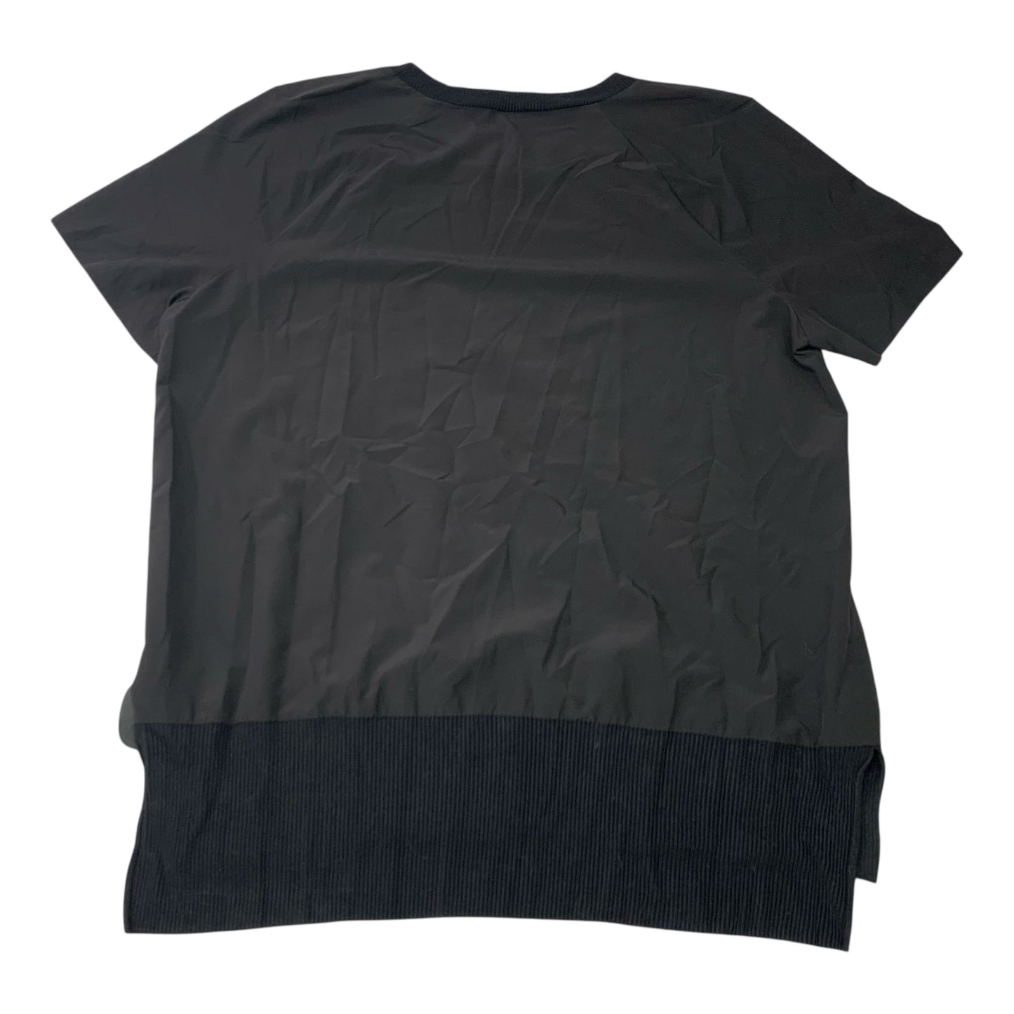 Athletic Top Short Sleeve By Athleta In Black, Size: S