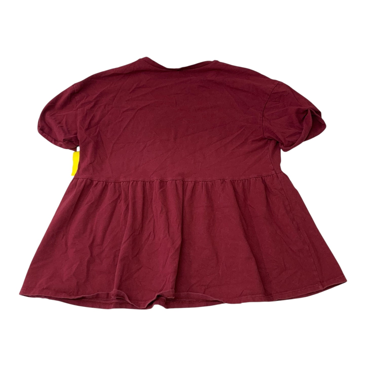 Top Short Sleeve By Agnes & Dora In Red, Size: Xxs