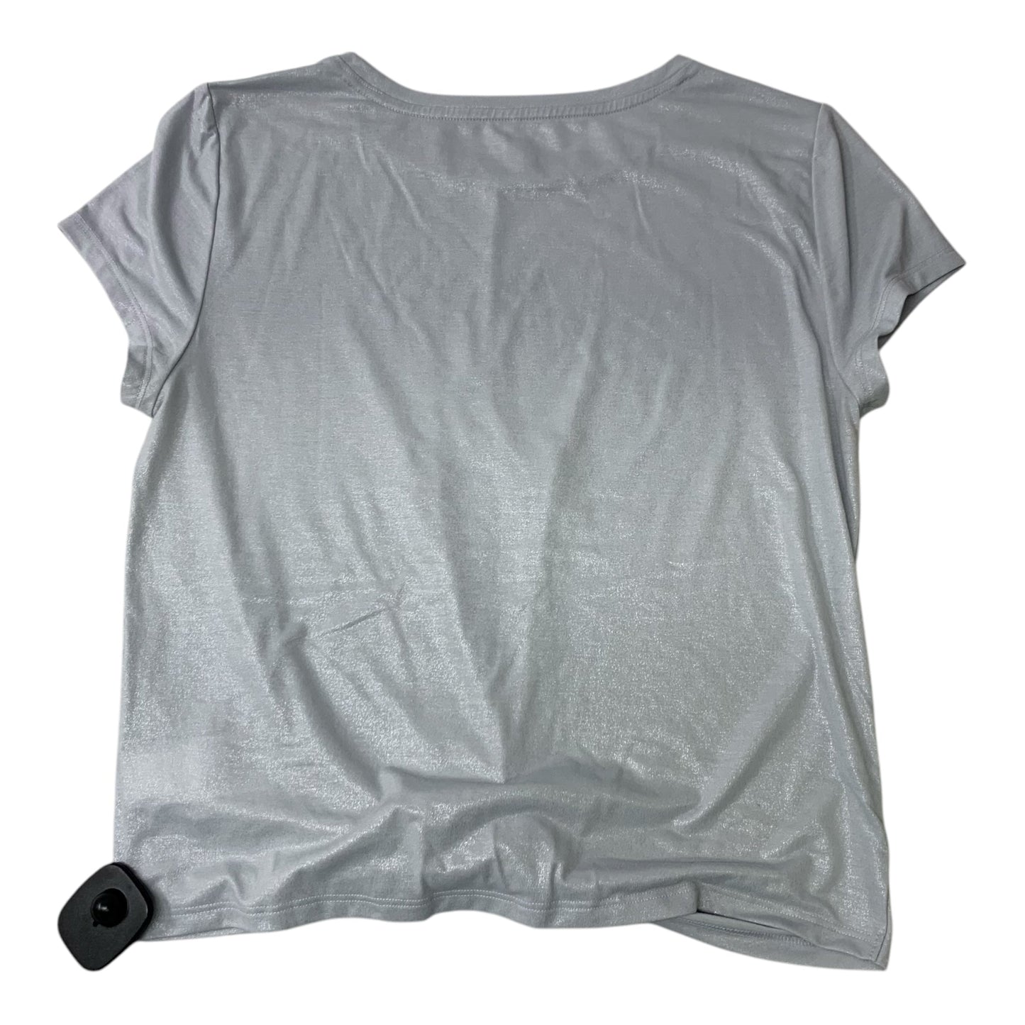 Athletic Top Short Sleeve By Gap In Silver, Size: Xs