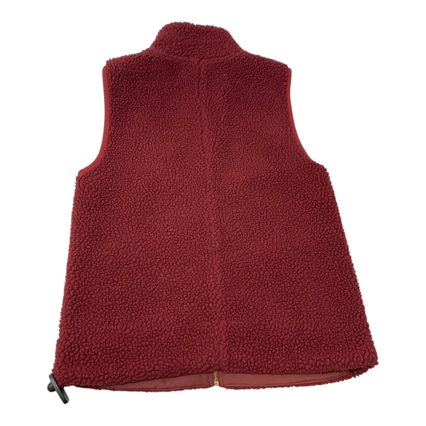 Vest Faux Fur & Sherpa By J. Crew In Red, Size: Xxs