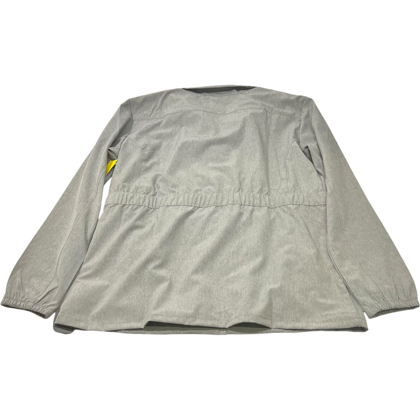 Coat Raincoat By Hang Ten In Grey, Size: L