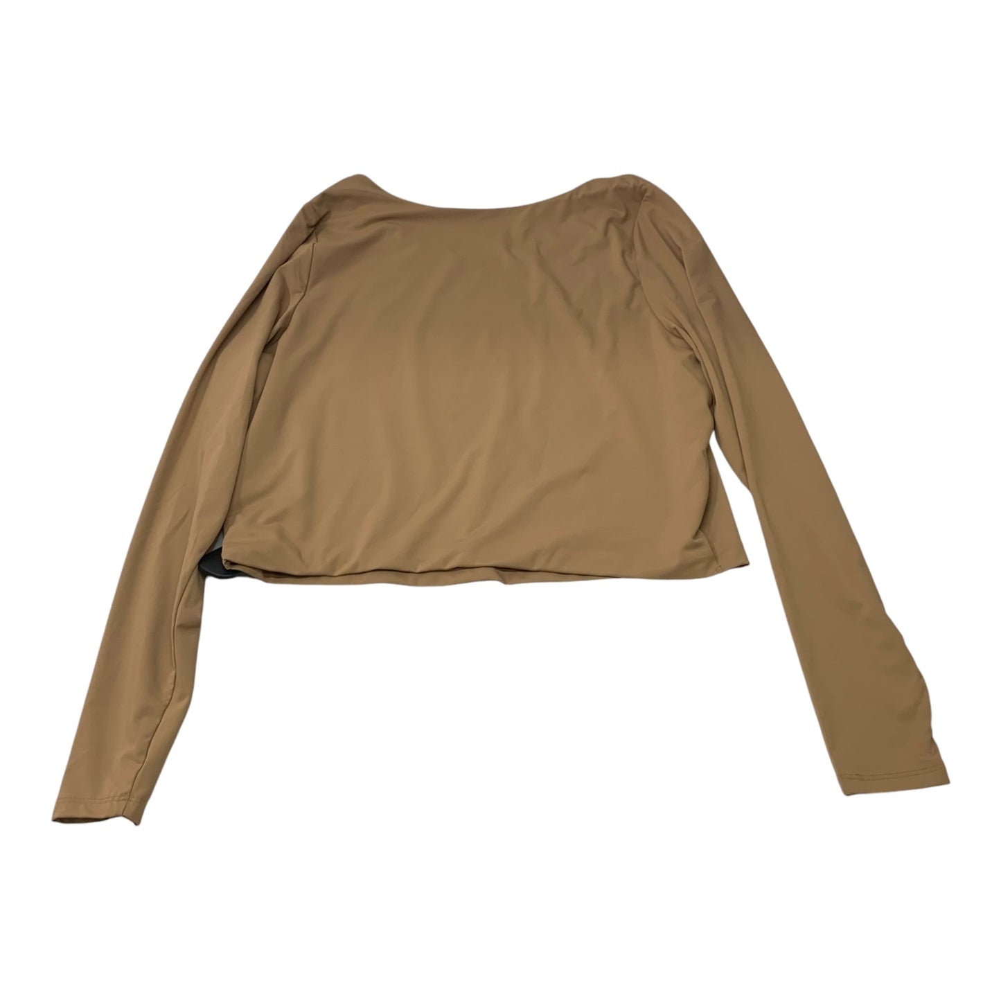 Top Long Sleeve By Lane Bryant In Brown, Size: 1x