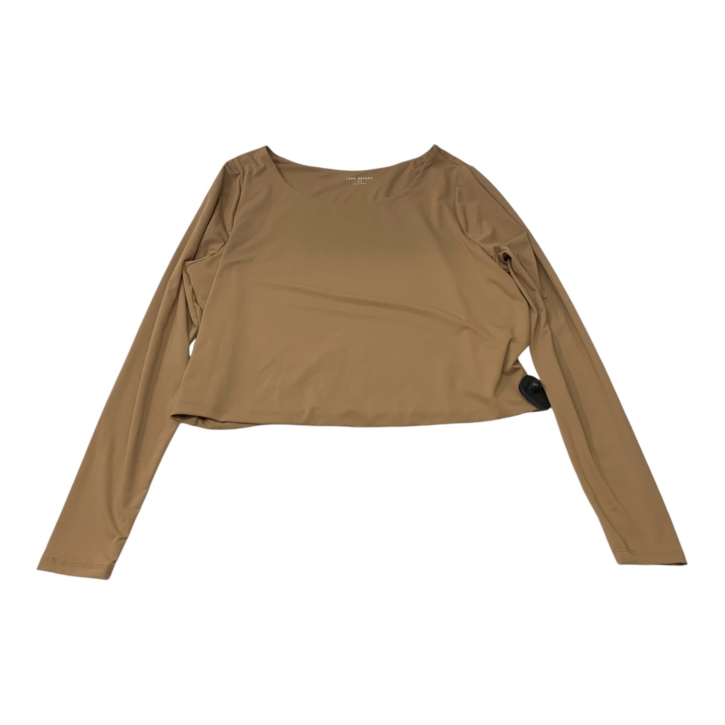 Top Long Sleeve By Lane Bryant In Brown, Size: 1x