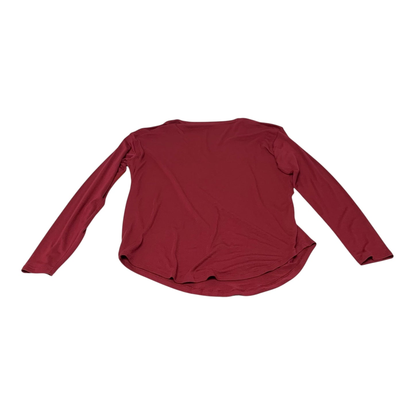 Athletic Top Long Sleeve Crewneck By Athleta In Red, Size: S