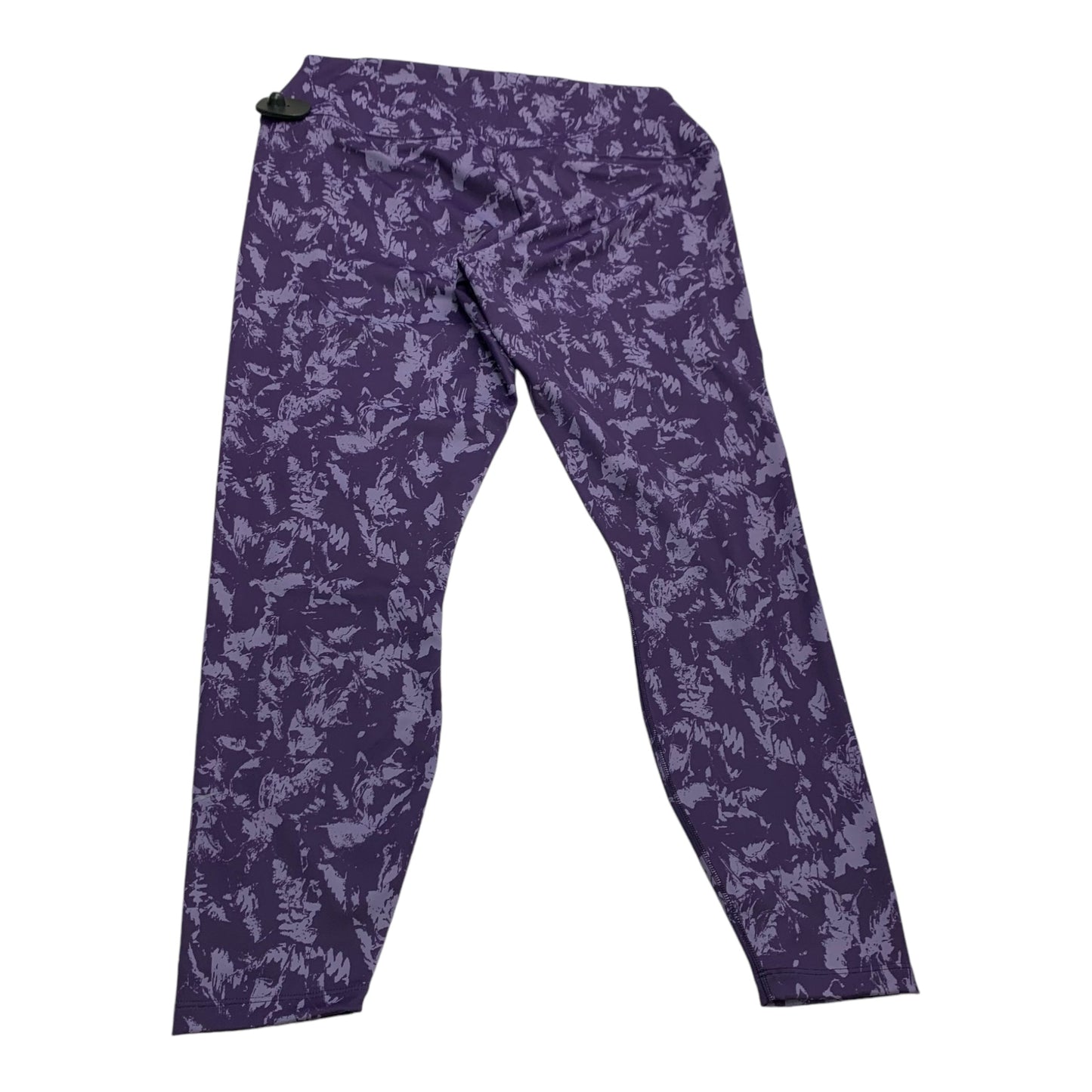 Athletic Leggings By Nike Apparel In Purple, Size: Xl