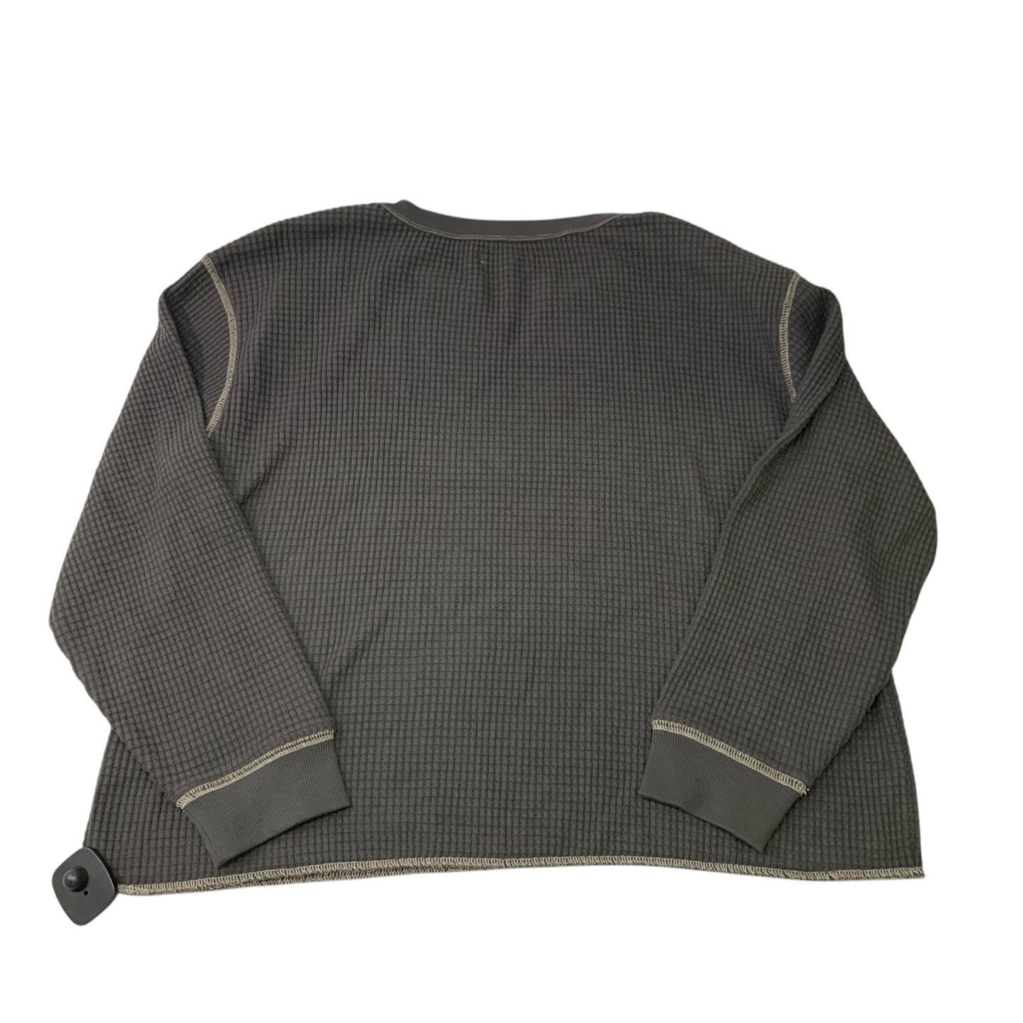 Top Long Sleeve By Madewell In Grey, Size: Xl