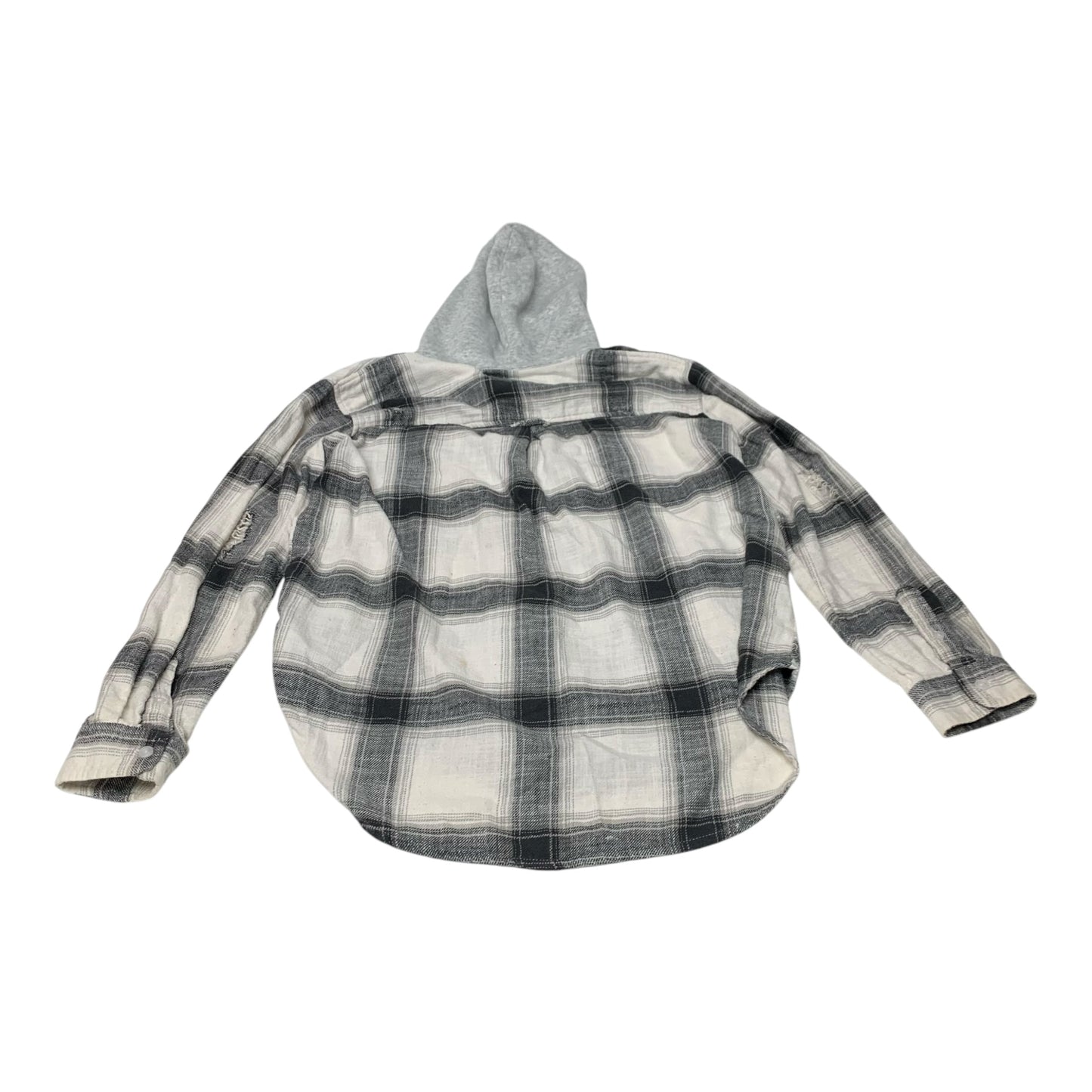 Jacket Shirt By American Eagle In Grey, Size: S