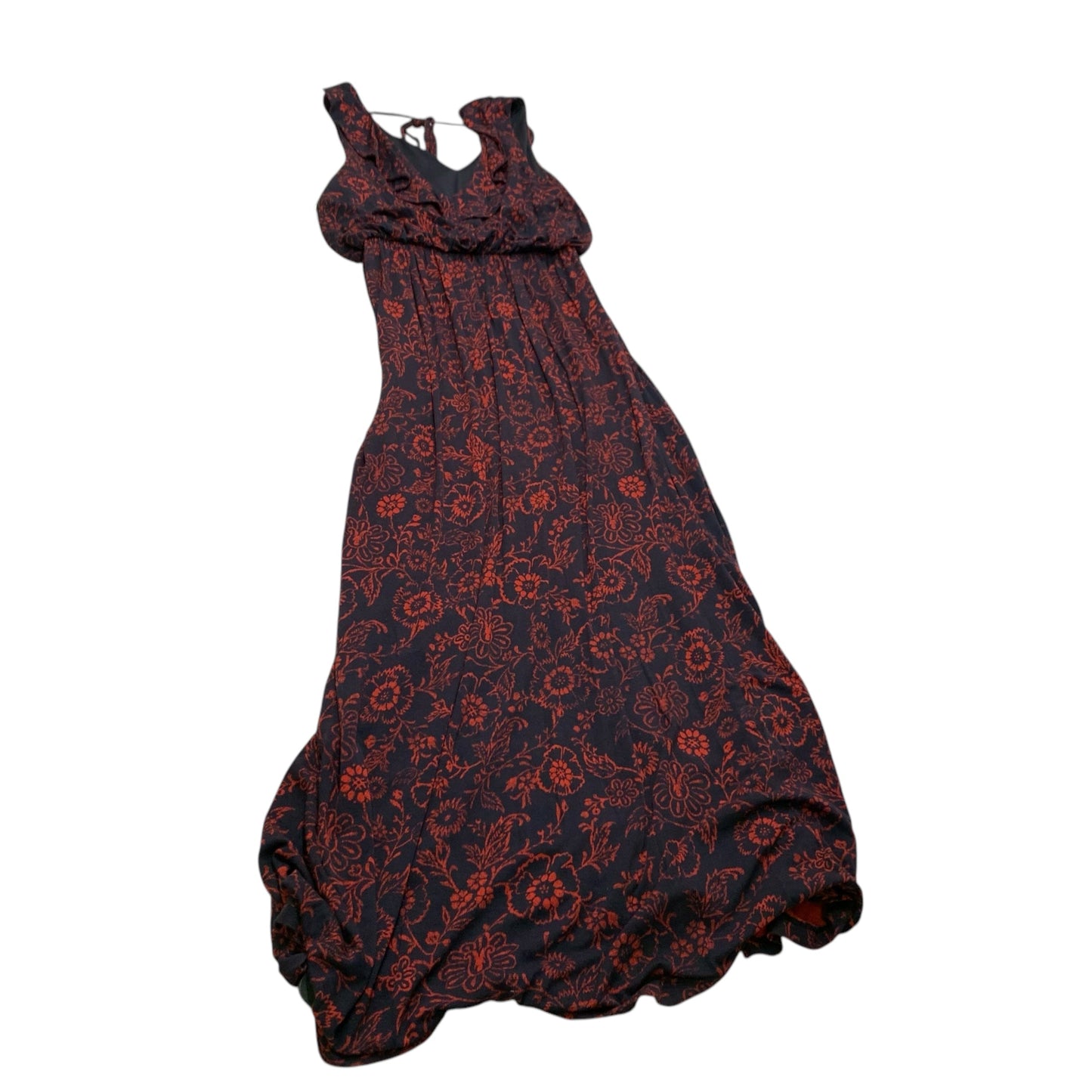 Dress Casual Maxi By Loft In Black & Red, Size: Mp