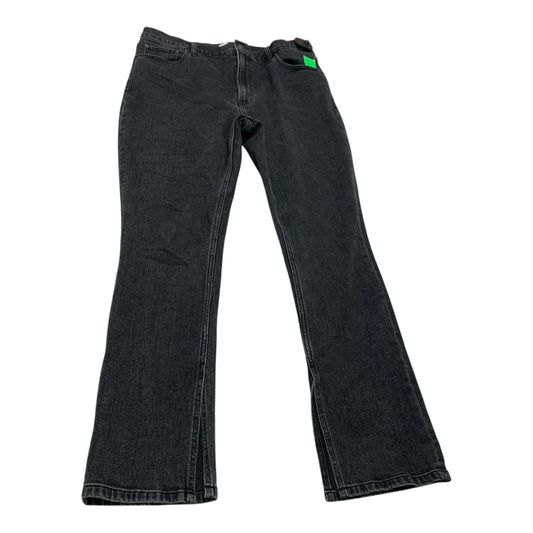 Jeans Straight By Abercrombie And Fitch In Black, Size: 12