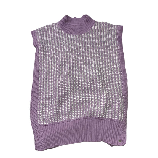 Vest Sweater By Margo In Purple, Size: S