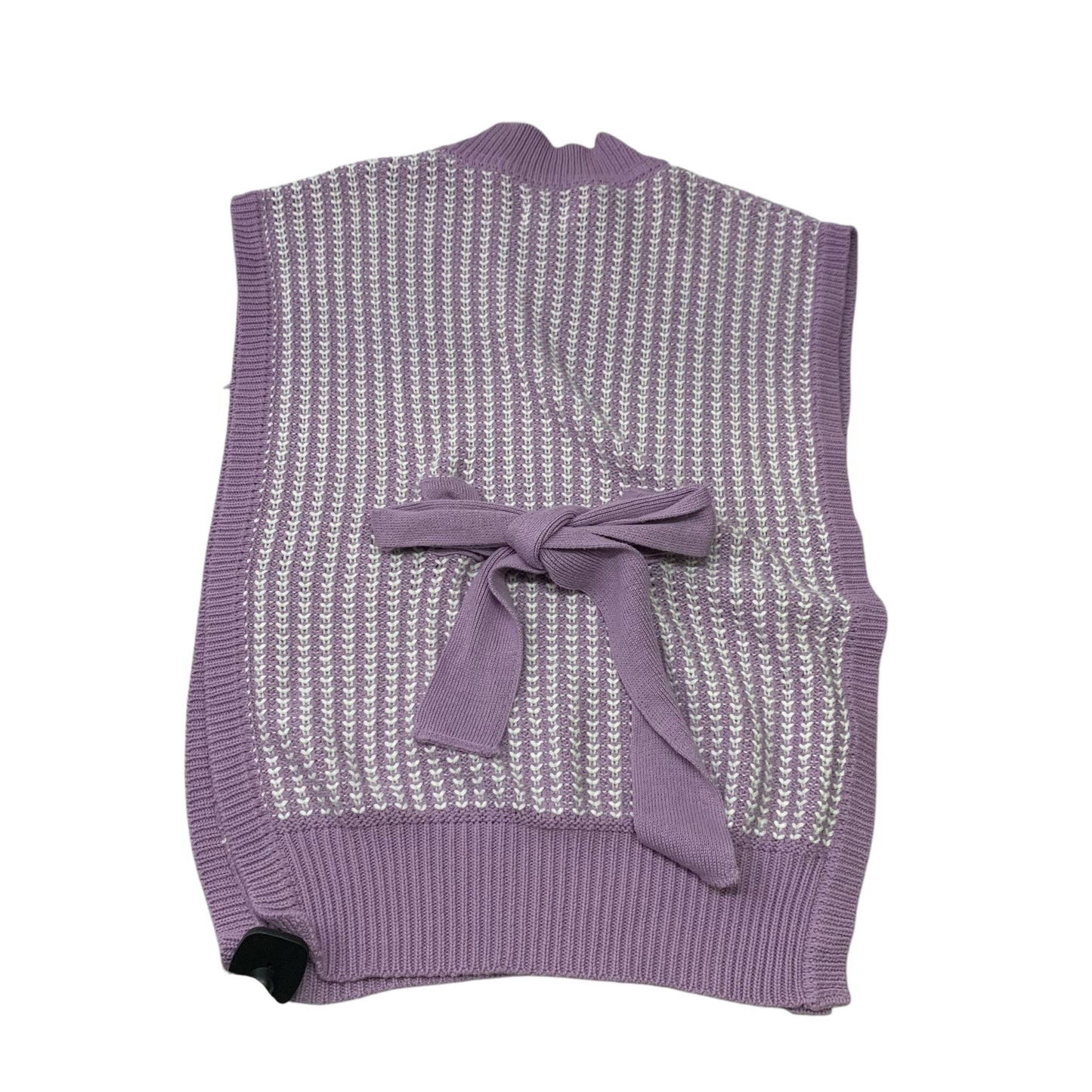 Vest Sweater By Margo In Purple, Size: S