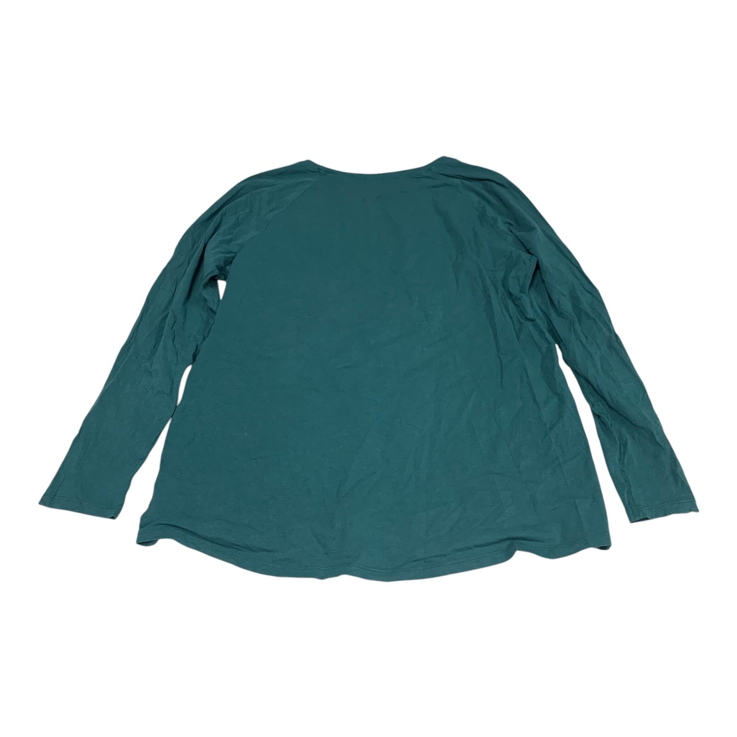 Athletic Top Long Sleeve Crewneck By Lululemon In Green, Size: Xl