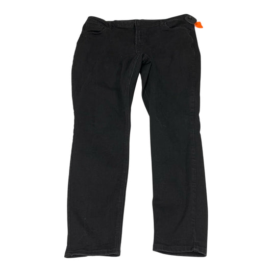 Jeans Straight By Old Navy In Black, Size: 14