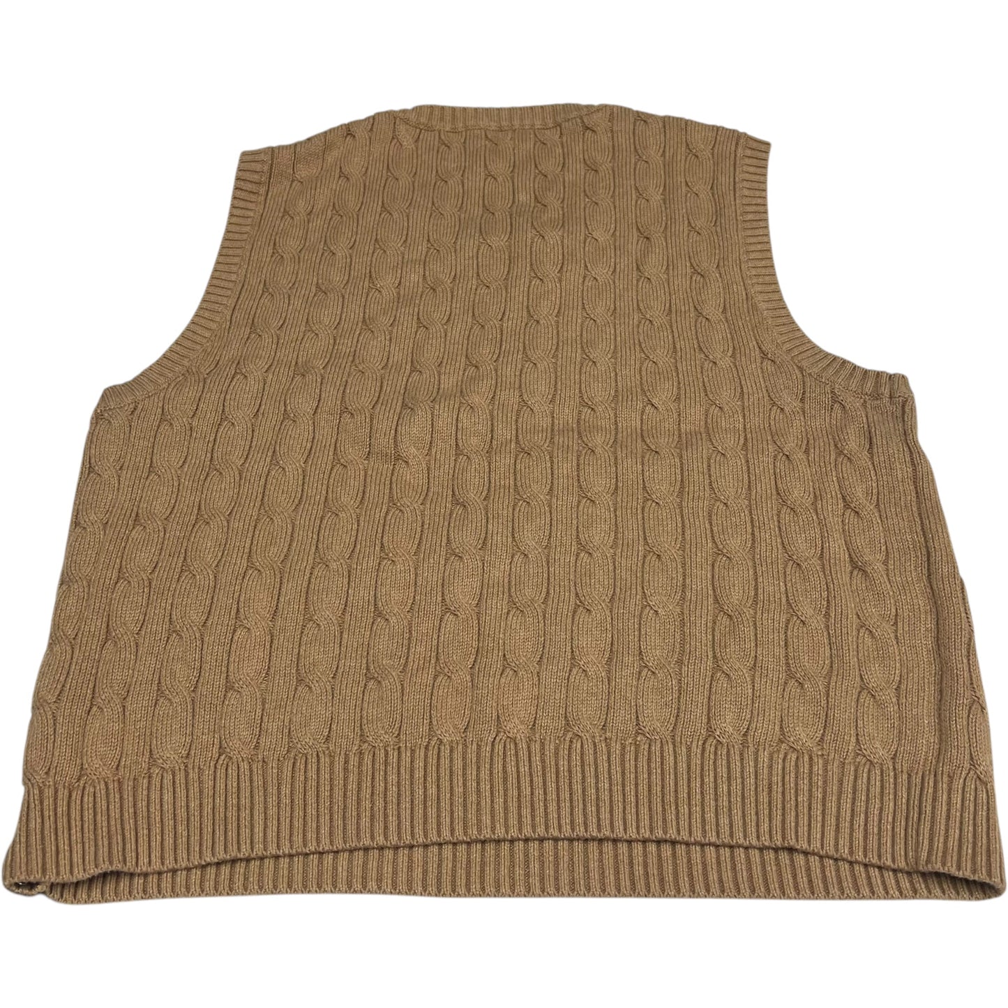 Vest Sweater By J. Crew In Brown, Size: Xl