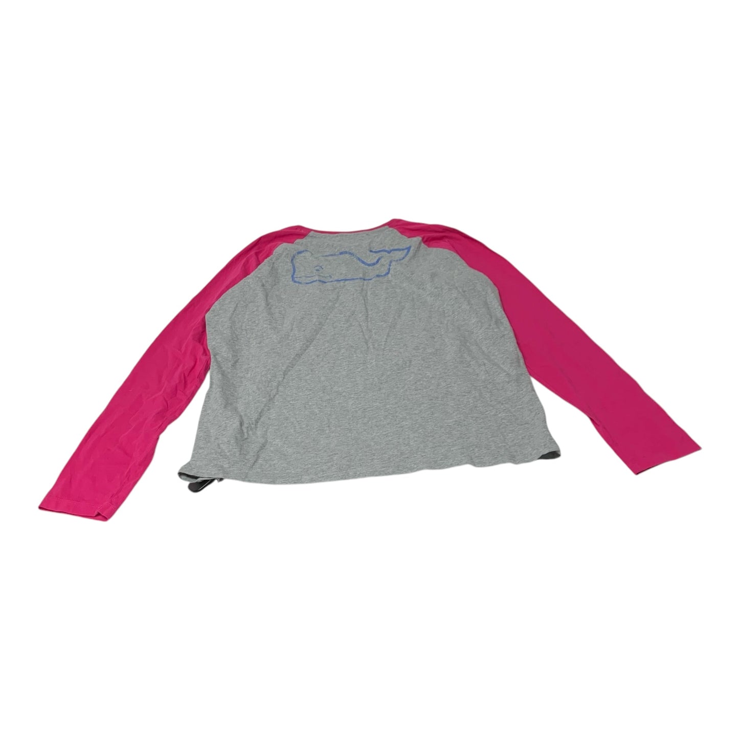 Top Long Sleeve By Vineyard Vines In Grey, Size: Xl