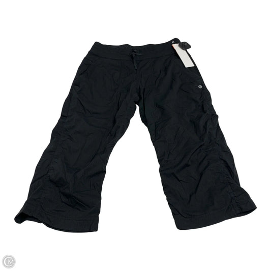 Athletic Capris By Lululemon In Black & Blue, Size: S