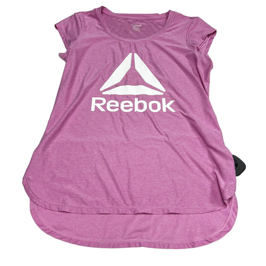 Athletic Top Short Sleeve By Reebok  Size: M