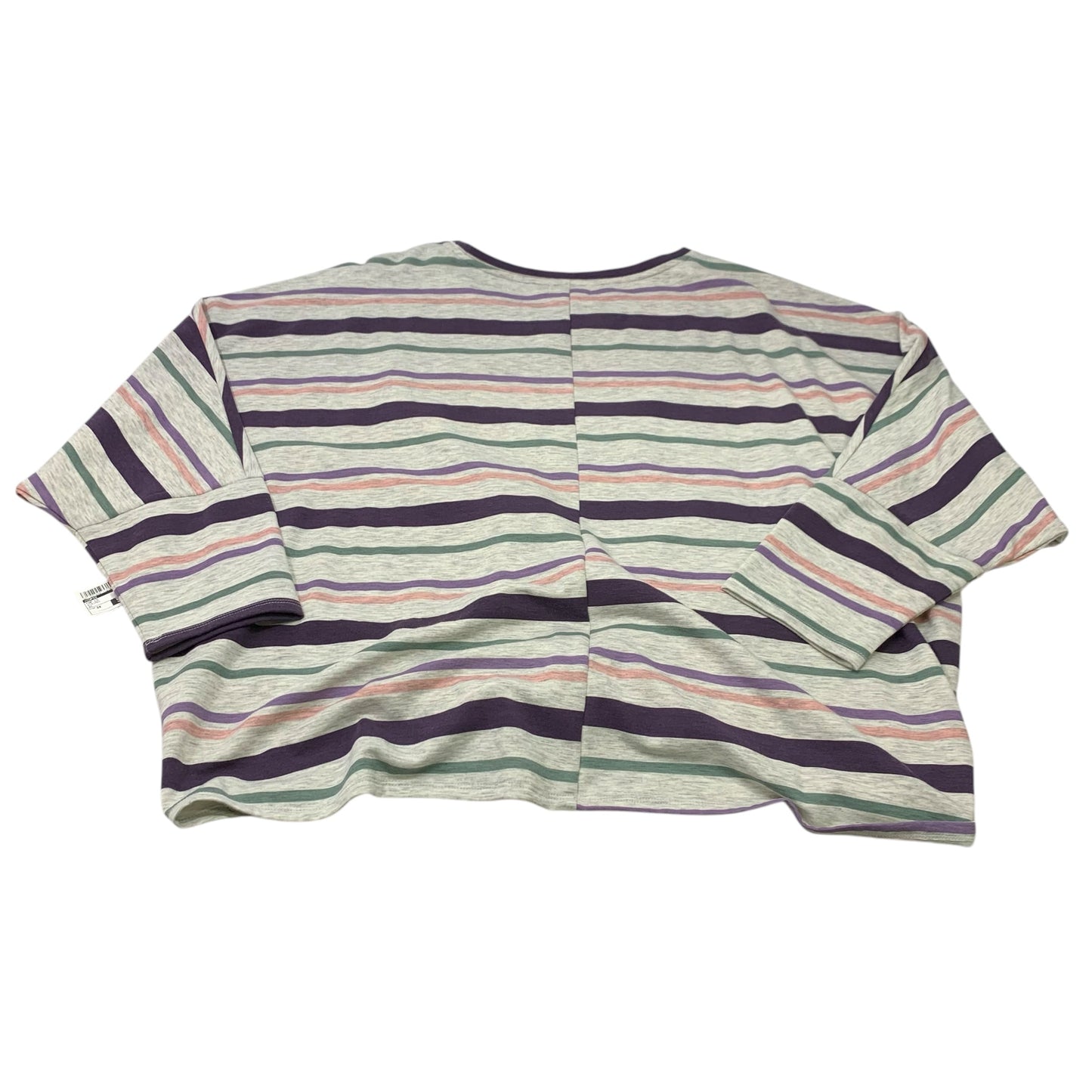 Top Long Sleeve By Cupio In Striped, Size: 3x