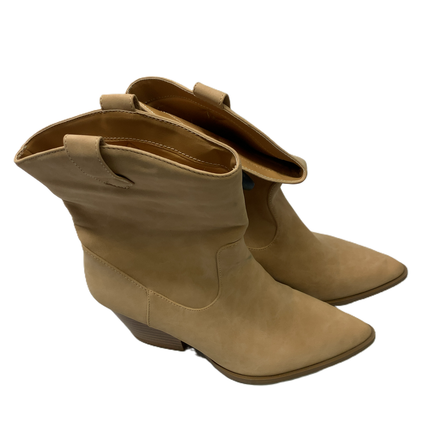 Tan  Boots Western By Qupid  Size: 8.5
