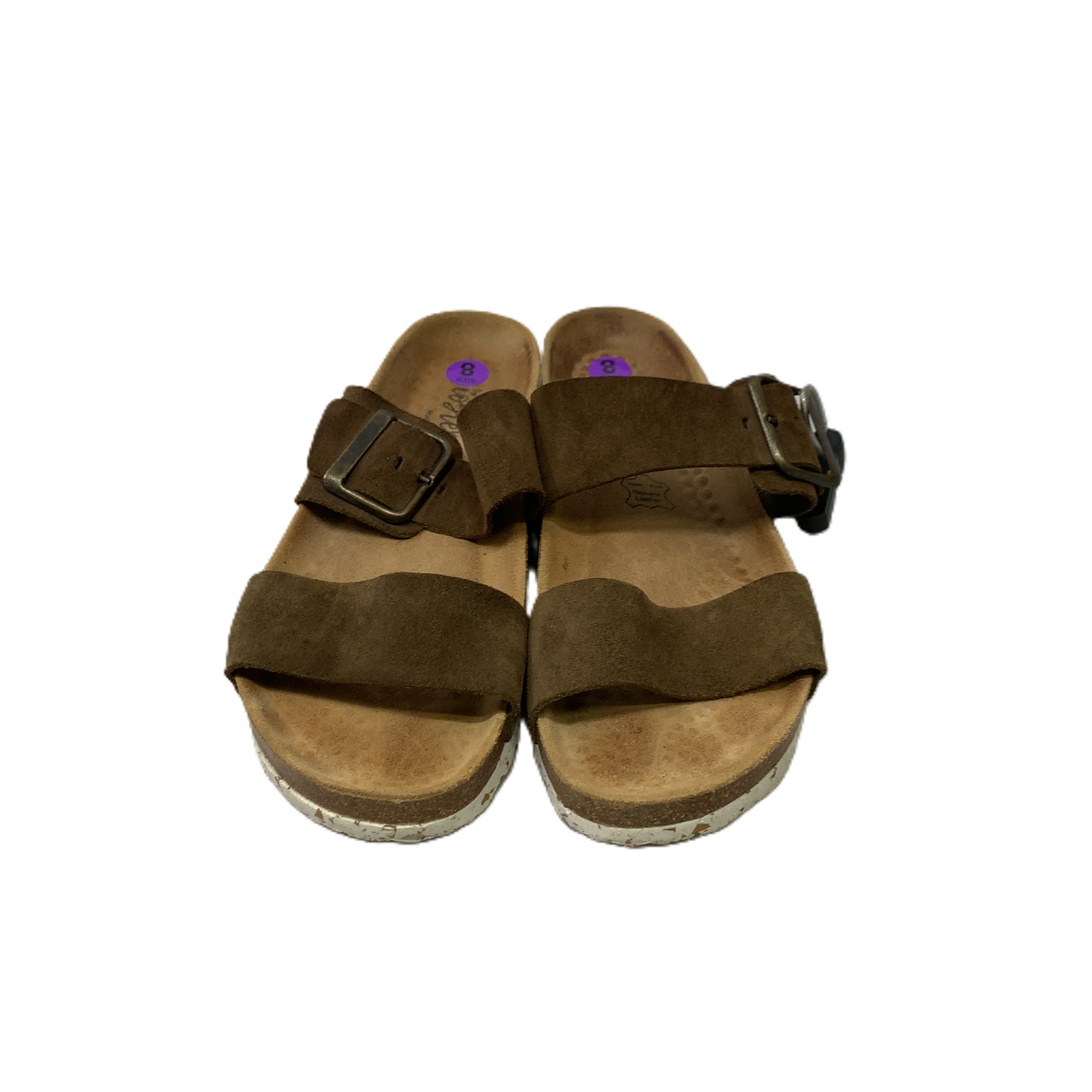 Tan  Sandals Flats By Bio Step  Size: 8