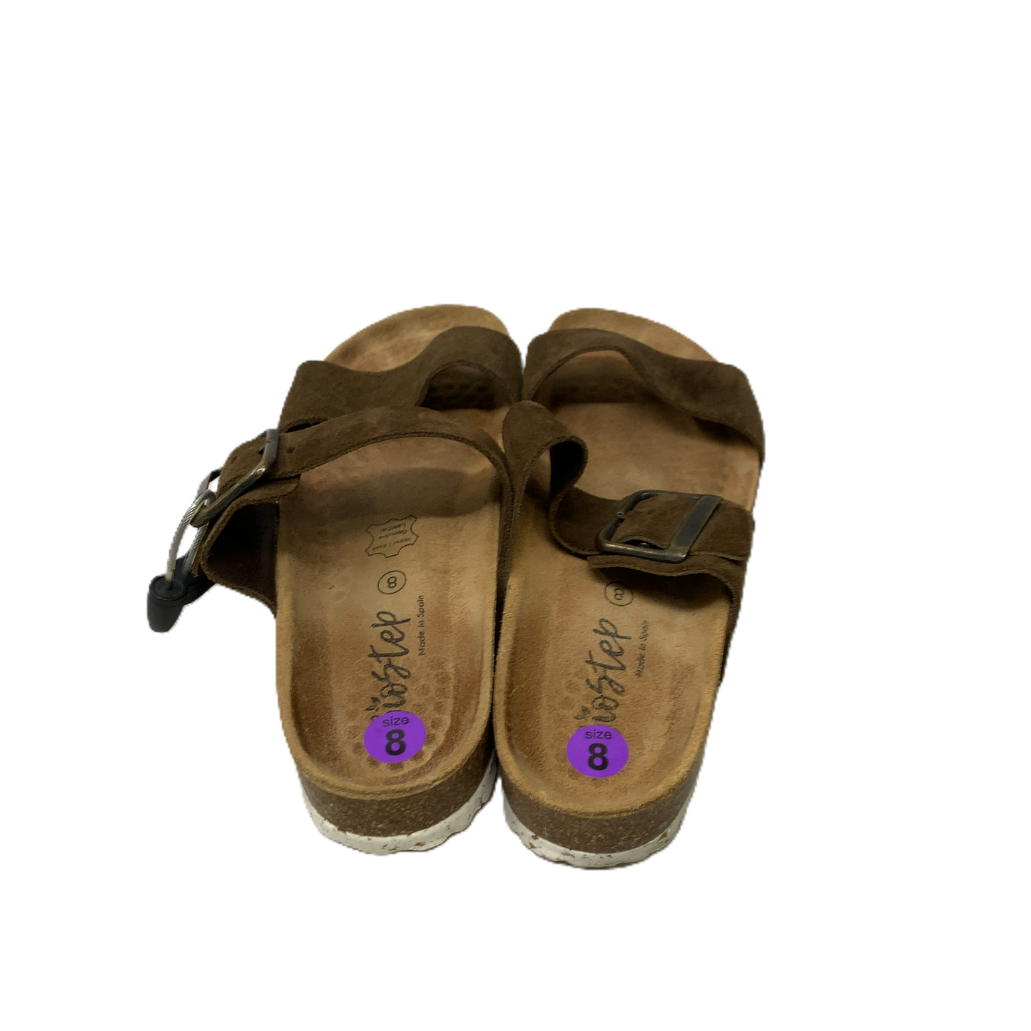Tan  Sandals Flats By Bio Step  Size: 8