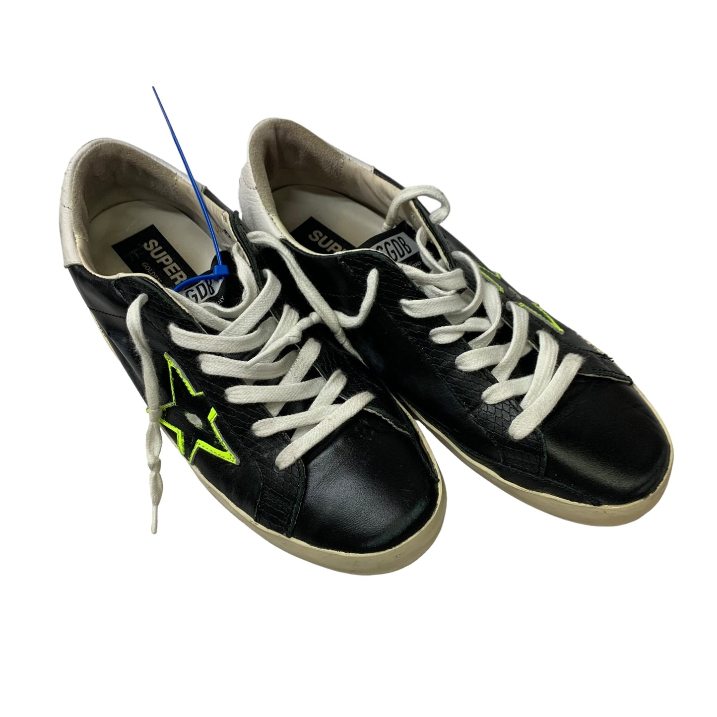 Black Shoes Luxury Designer Golden Goose, Size 9