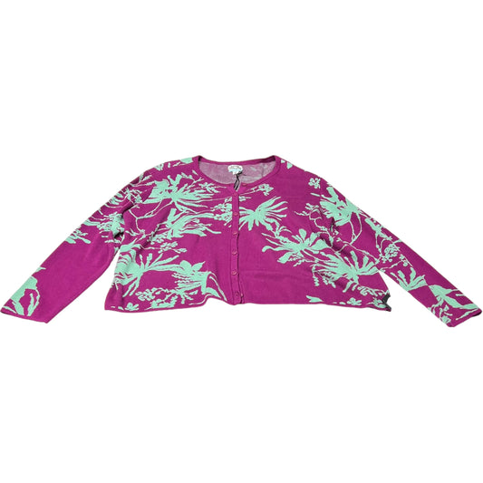 Top Long Sleeve By Future Collective In Purple, Size: 3x