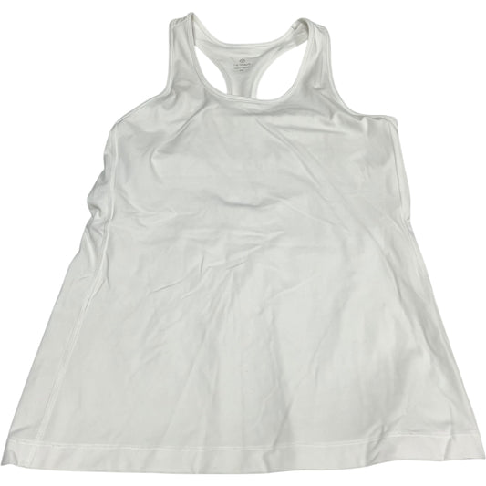 Athletic Tank Top By Talbots In White, Size: M