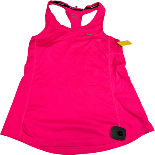 Athletic Tank Top By Nike Apparel In Pink, Size: M