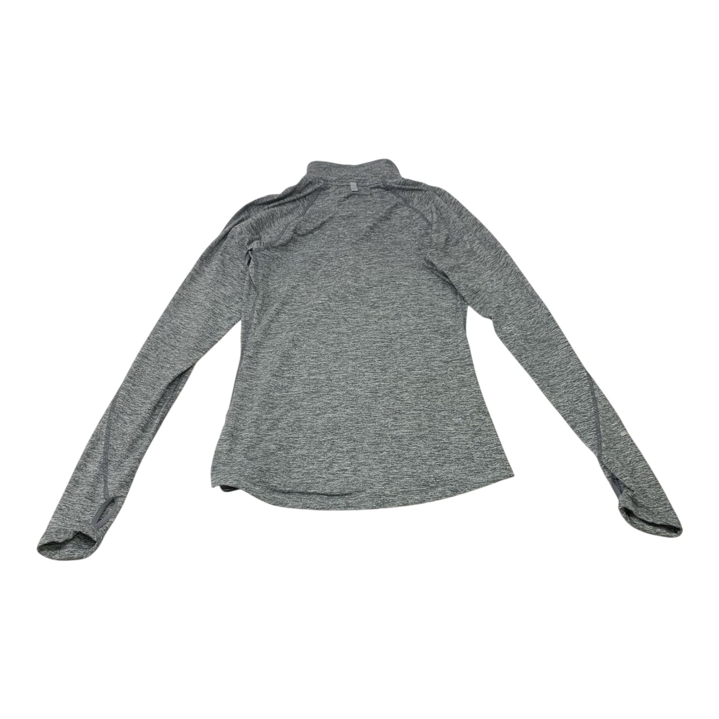 Athletic Top Long Sleeve Crewneck By Nike Apparel In Grey, Size: Xs