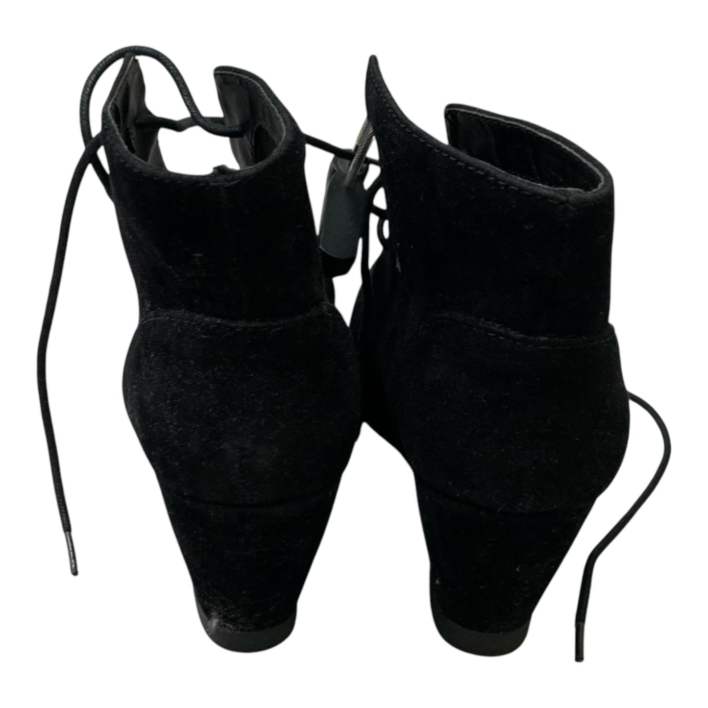 Shoes Heels Wedge By Madden Girl In Black, Size: 6.5