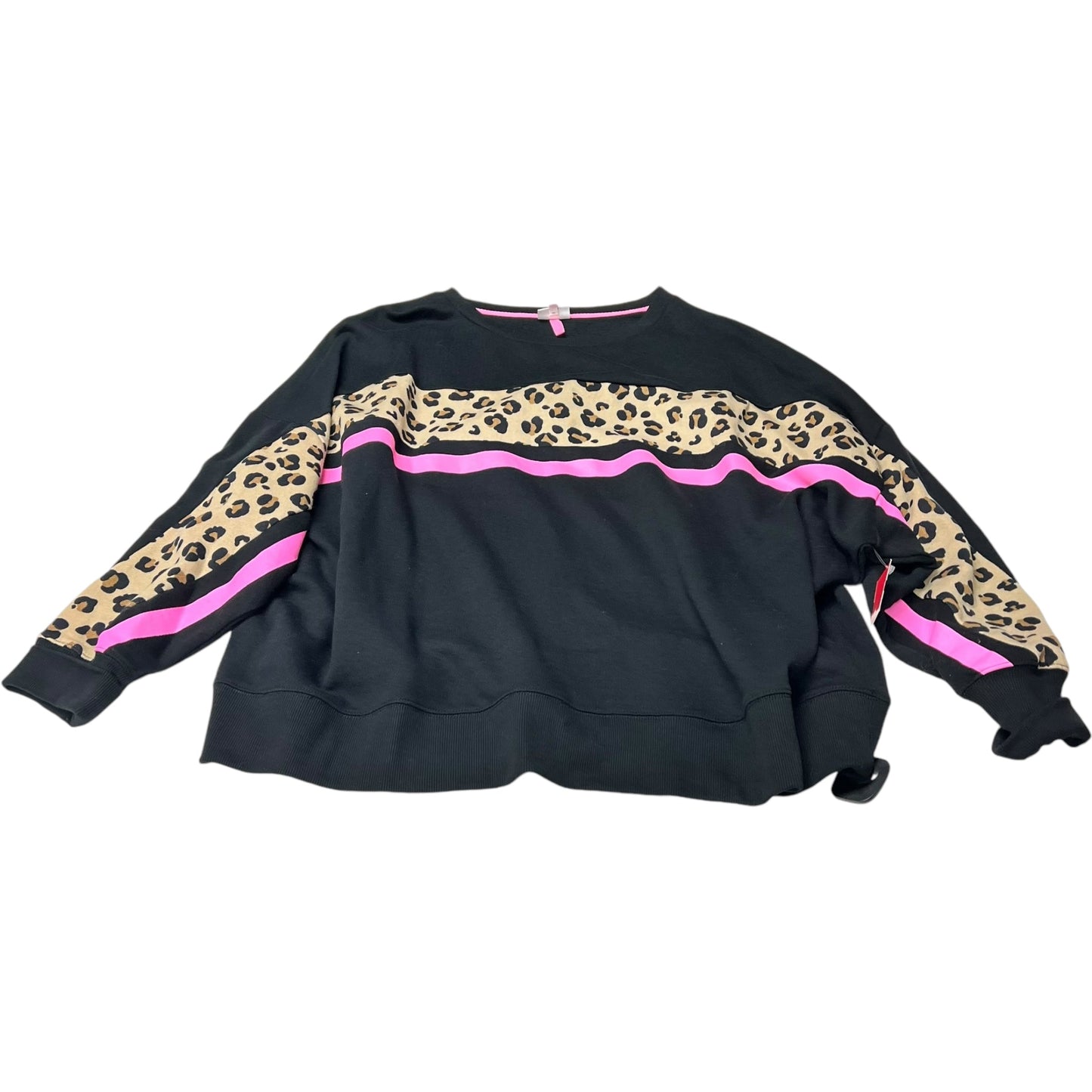 Top Long Sleeve By Crown And Ivy In Black, Size: 3x