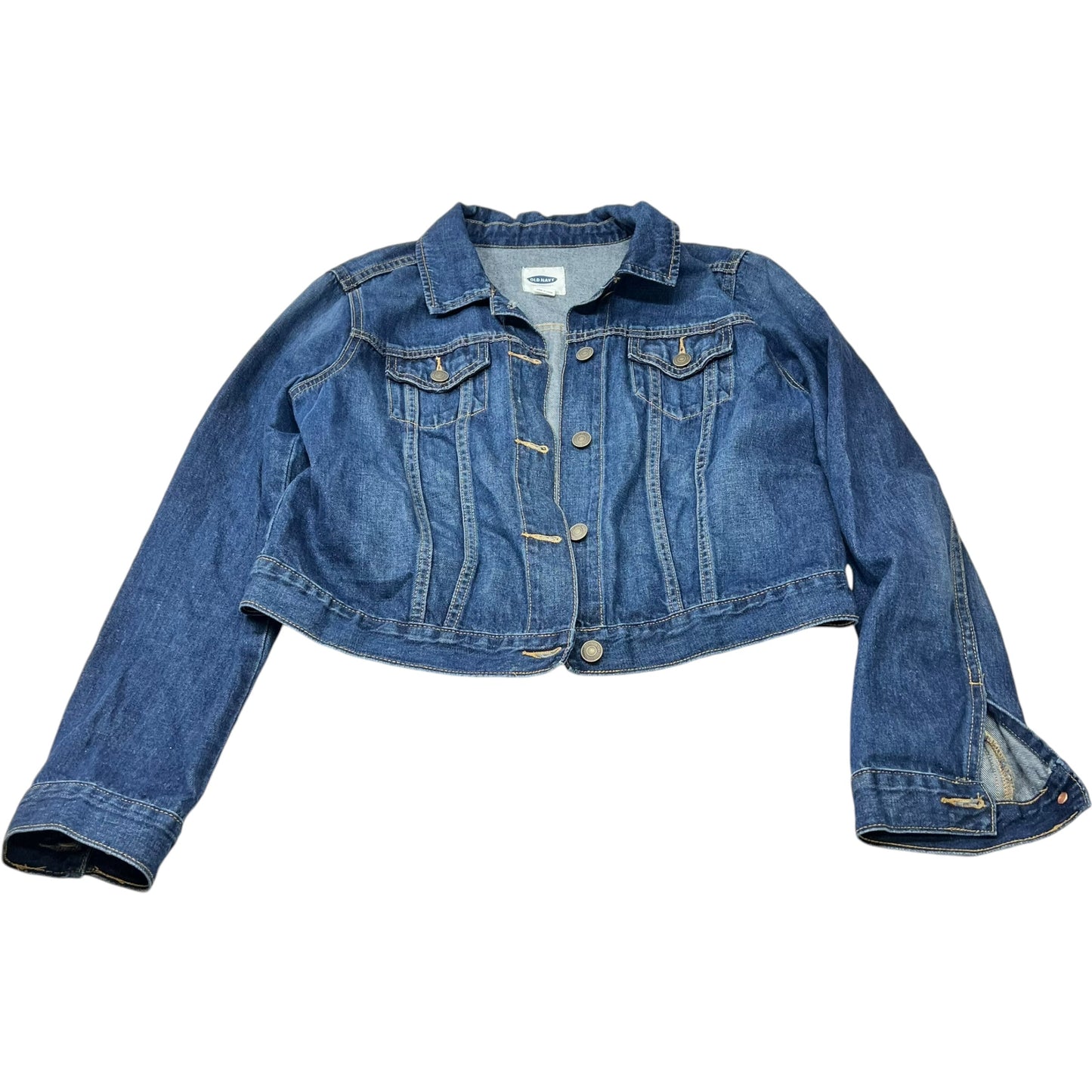 Jacket Denim By Old Navy In Blue Denim, Size: L