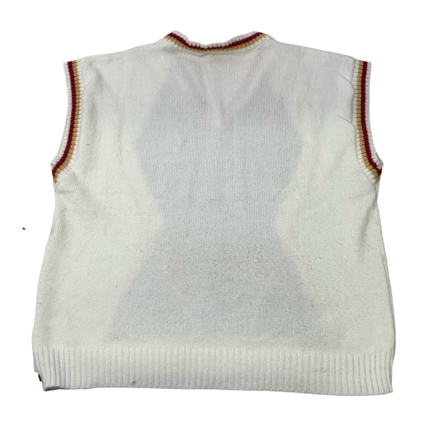 Vest Sweater By Shein In White, Size: 2x