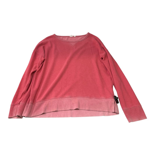 Sweatshirt Crewneck By Gap In Pink, Size: L