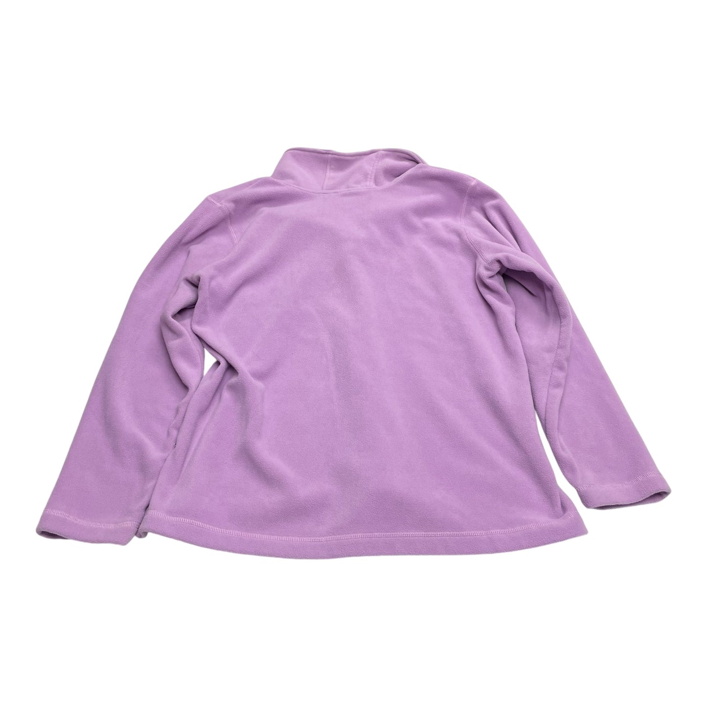 Sweatshirt Collar By Denim And Company In Purple, Size: Xl