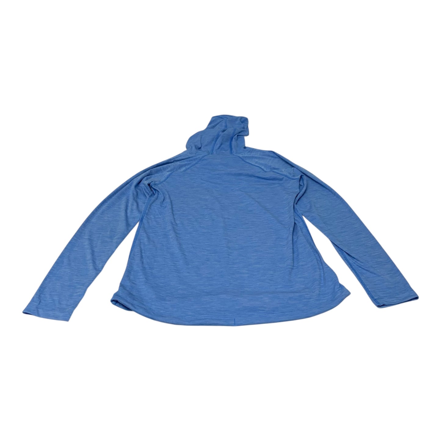 Athletic Top Long Sleeve Hoodie By Under Armour In Blue, Size: S