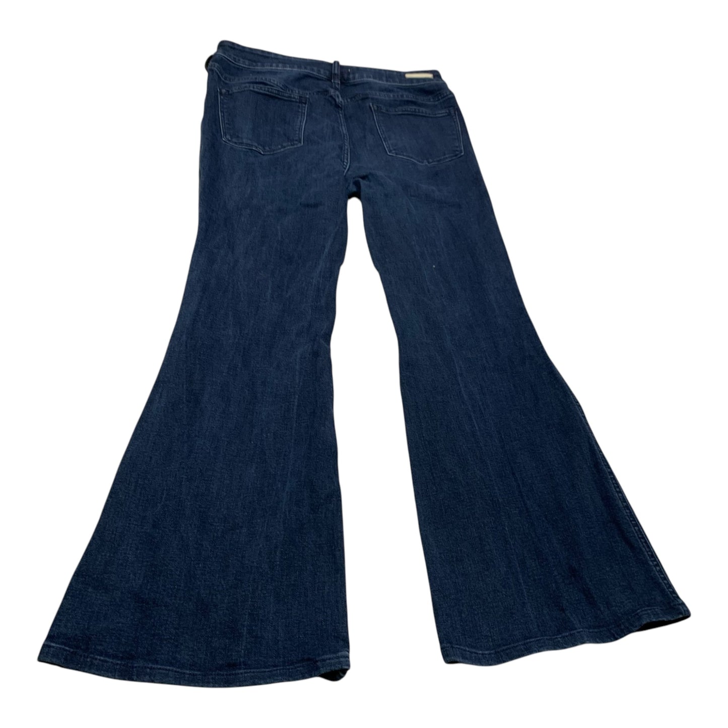 Jeans Flared By Pilcro In Blue Denim, Size: 14