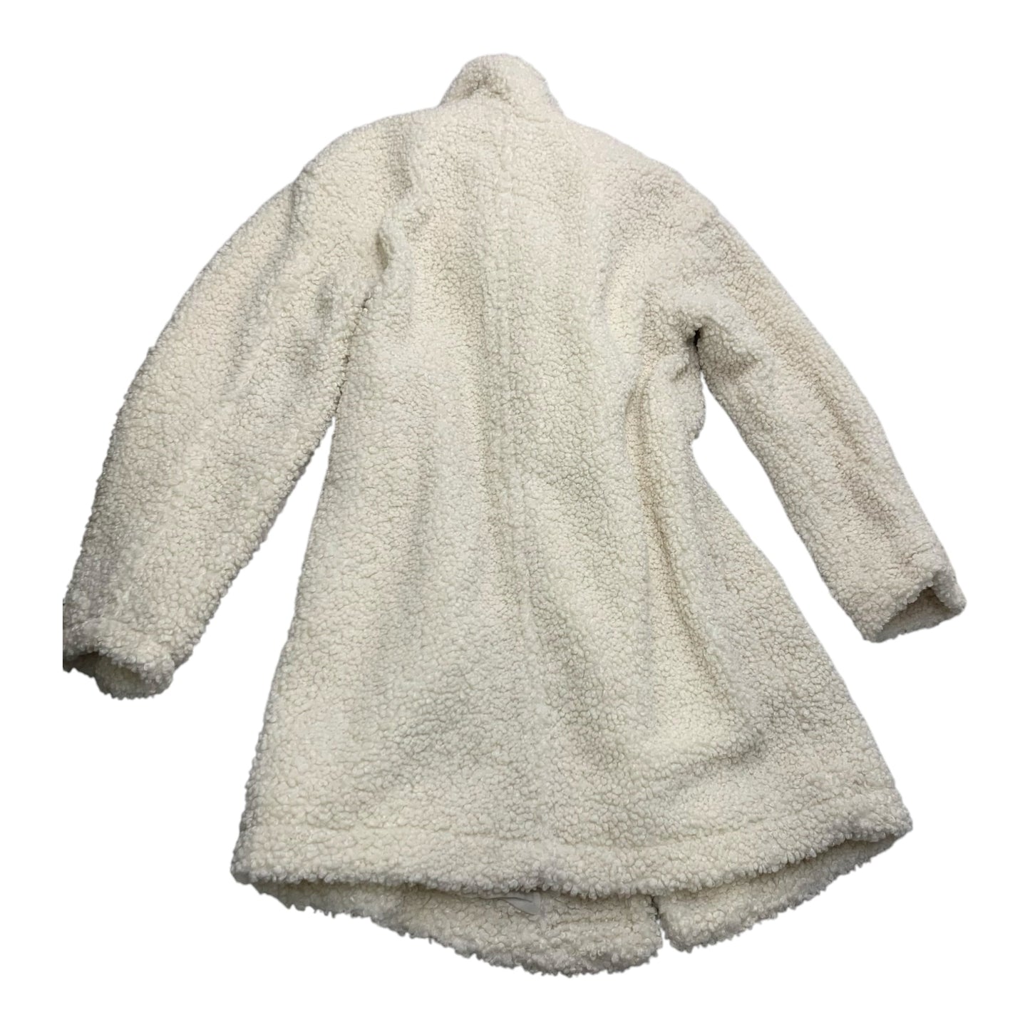 Jacket Faux Fur & Sherpa By A New Day In White, Size: Xs