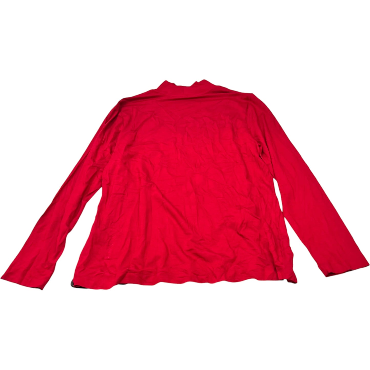 Top Long Sleeve By Chicos In Red, Size: L