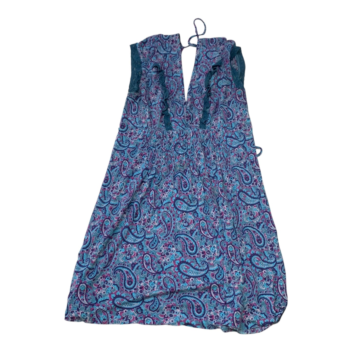 Top Sleeveless By Free People In Blue & Purple, Size: S