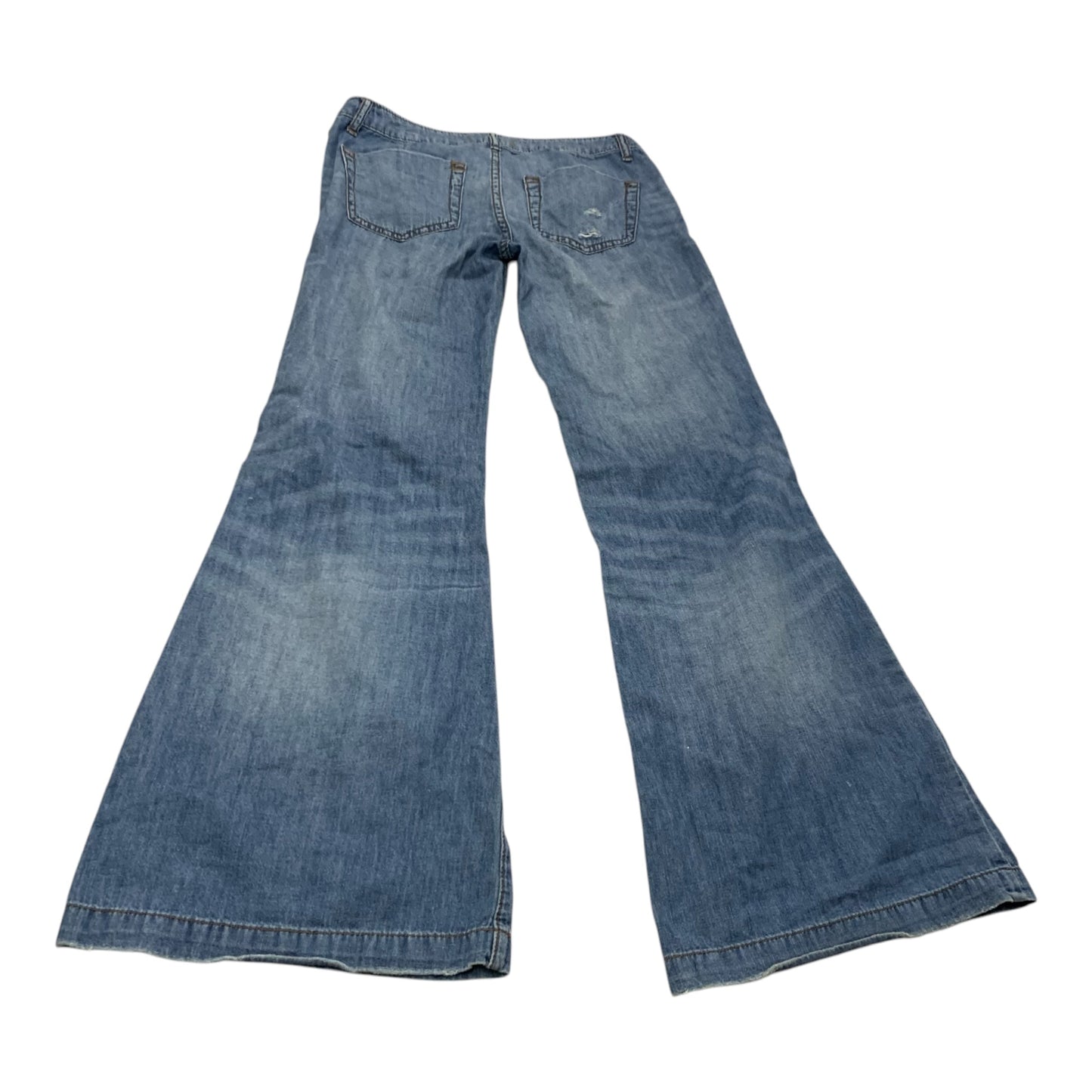 Jeans Straight By Free People In Blue Denim, Size: 2