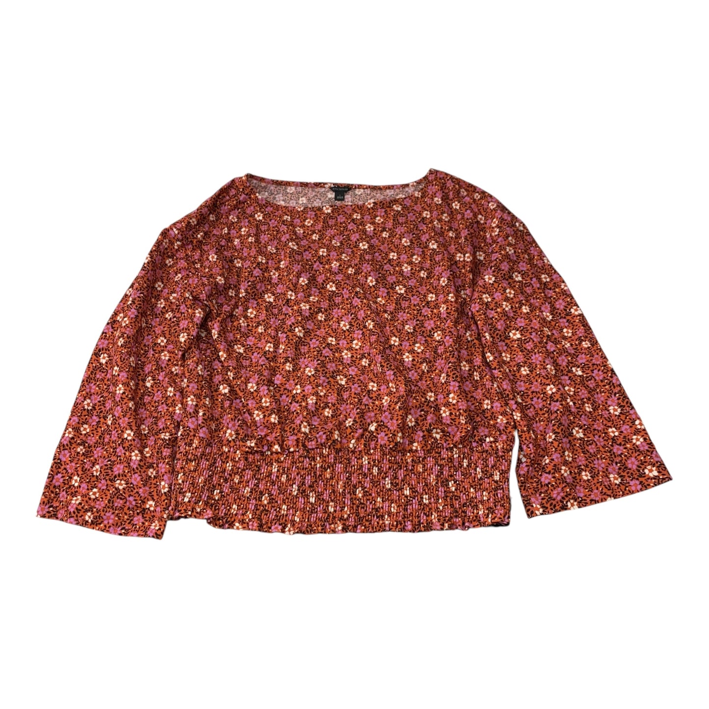 Top Long Sleeve By Ann Taylor In Red, Size: L