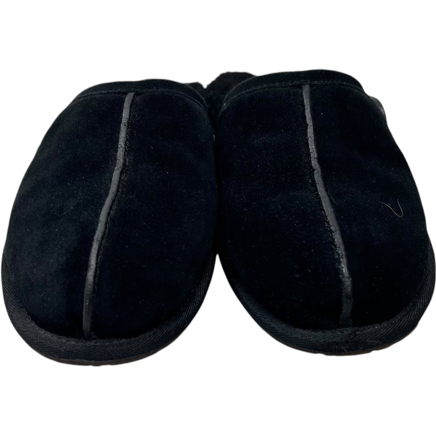 Slippers Designer By Ugg In Black, Size: 8