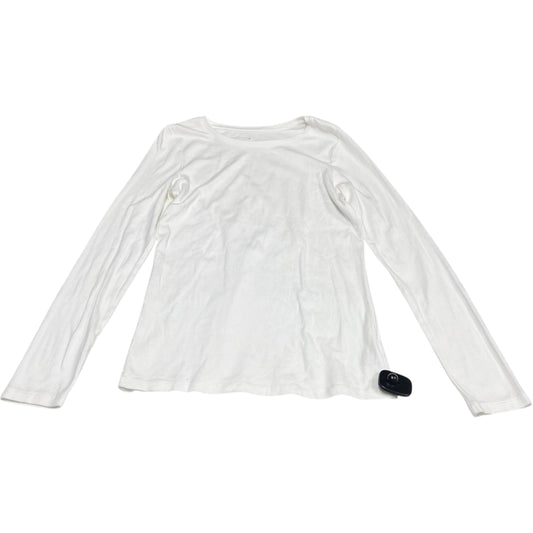 Top Long Sleeve Basic By A New Day In White, Size: S