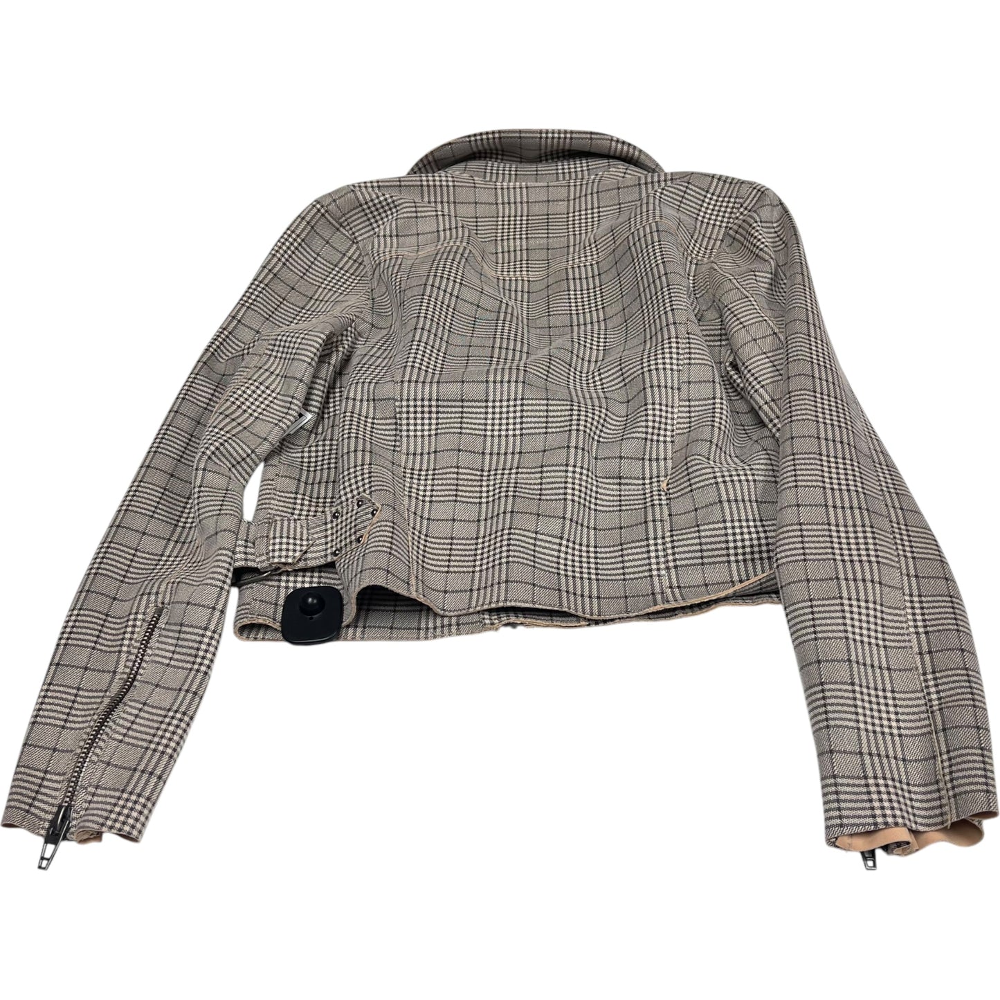 Jacket Moto By Blanknyc In Plaid Pattern, Size: S